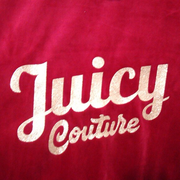Juicy Couture Womens Velour Sweatshirt Hoodie Full Zip Hot Pink Fuchsia Large - Picture 4 of 9